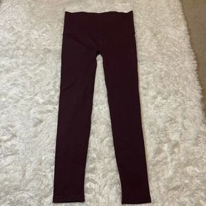 Spanx By Sara Blakely Women's Maroon/ Burgundy Cropped Size Medium